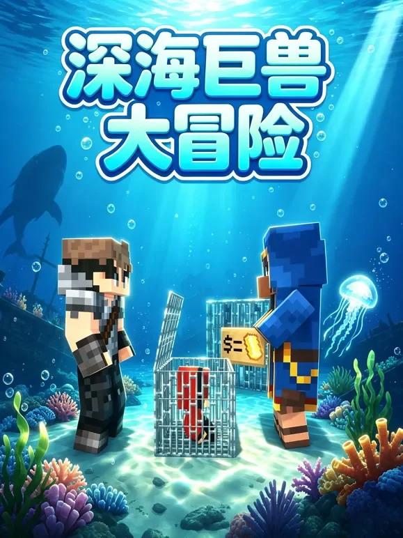 深海巨兽大冒险动漫海报