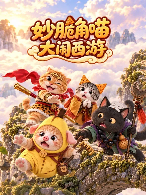 妙脆角喵大闹西游动漫海报