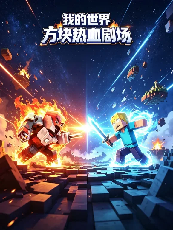 我的世界方块热血剧场动漫海报