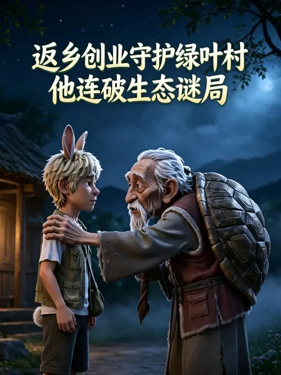 返乡创业守护绿叶村，他连破生态谜局动漫海报