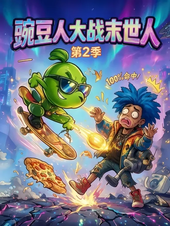 豌豆人大战末世人 第2季动漫海报