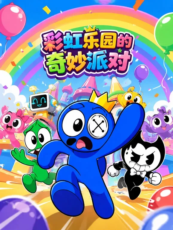 彩虹乐园的奇妙派对动漫海报