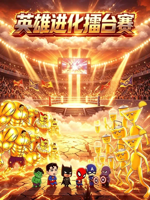 英雄进化擂台赛动漫海报