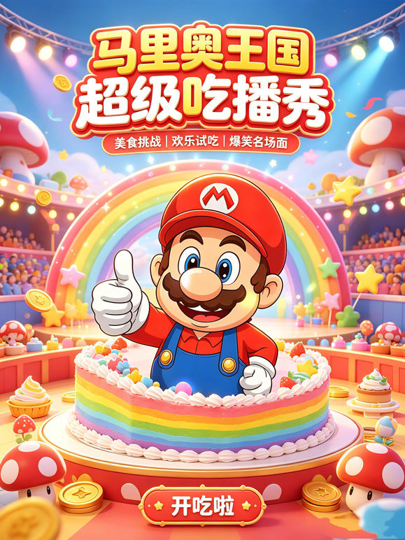 马里奥王国超级吃播秀