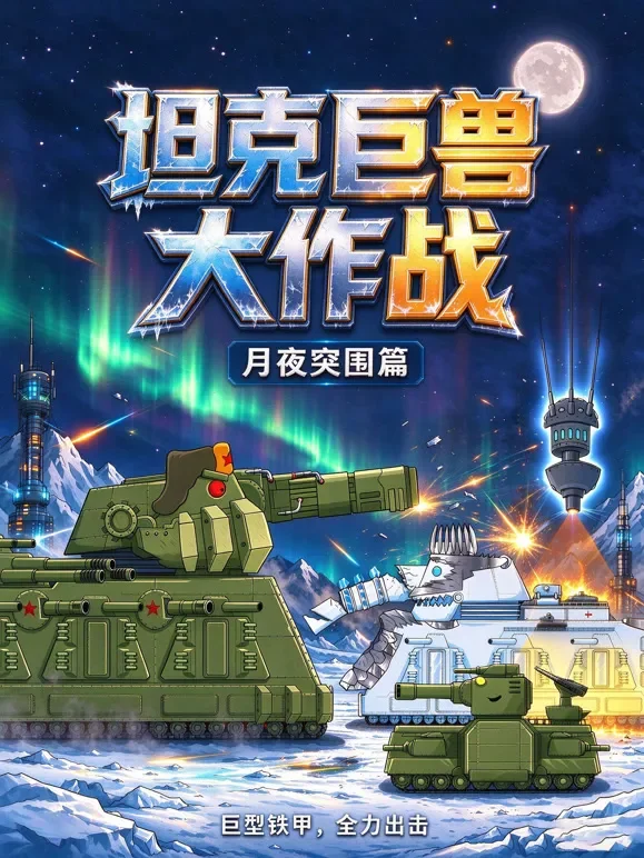 坦克巨兽大作战,动漫海报