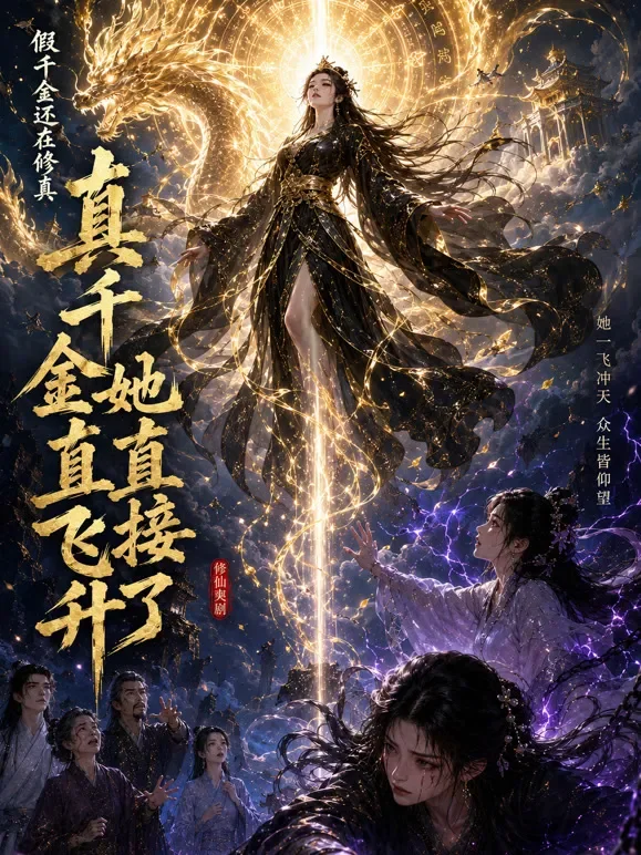 假千金还在修真，真千金她直接飞升了动漫海报