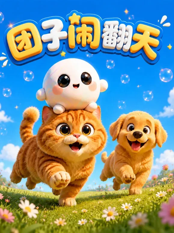 团子闹翻天动漫海报