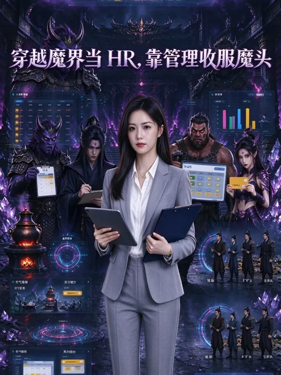 穿越魔界当 HR，靠管理收服魔头动漫海报