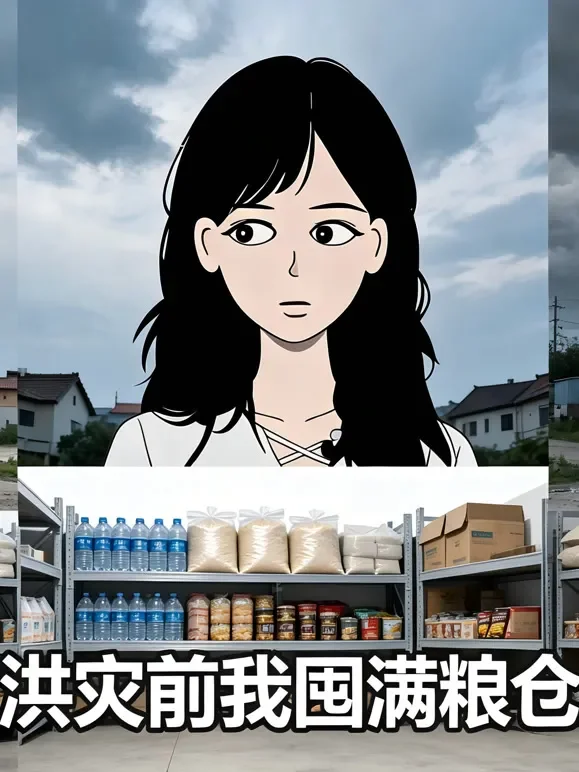 洪灾前我囤满粮仓动漫海报