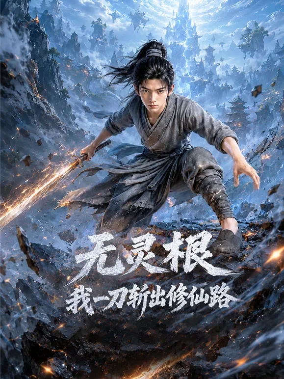 无灵根我一刀斩出修仙路动漫海报