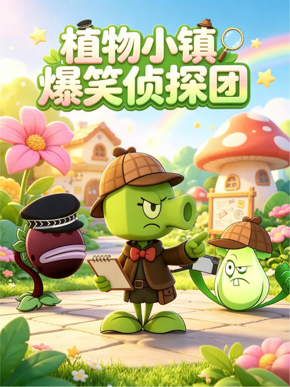 植物小镇爆笑侦探团