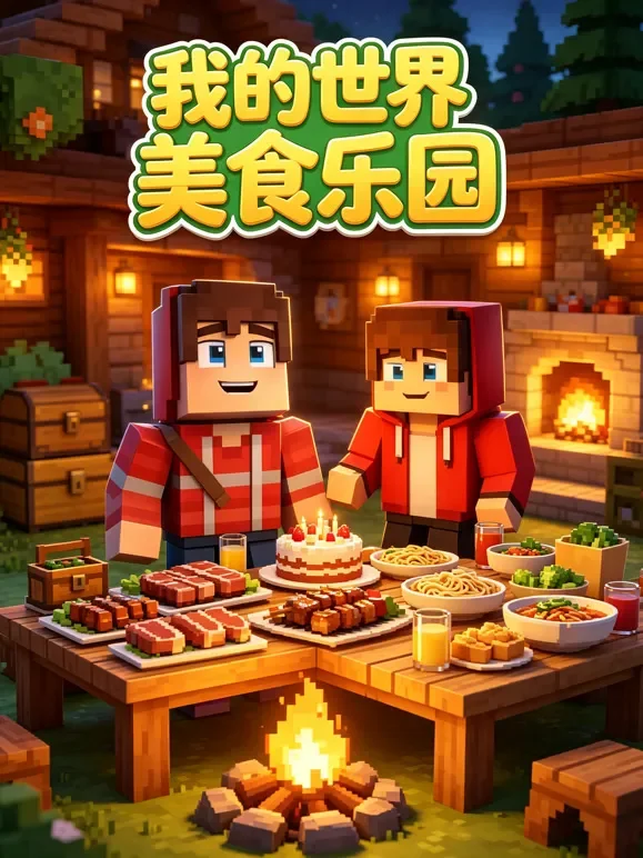 我的世界美食乐园动漫海报
