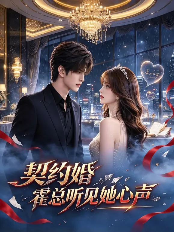 契约婚，霍总听见她心声动漫海报