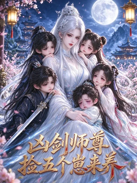 凶剑师尊捡五个崽来养动漫海报