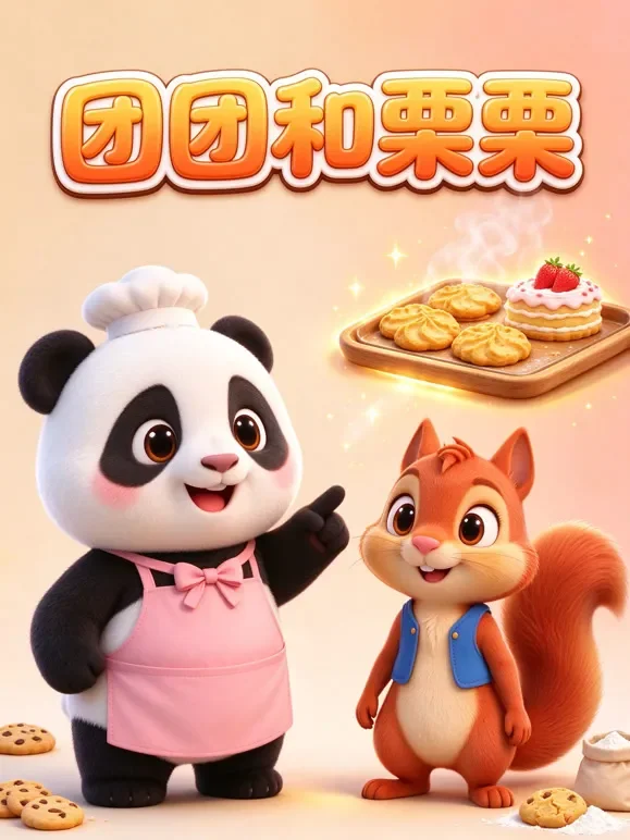 团团和栗栗动漫海报