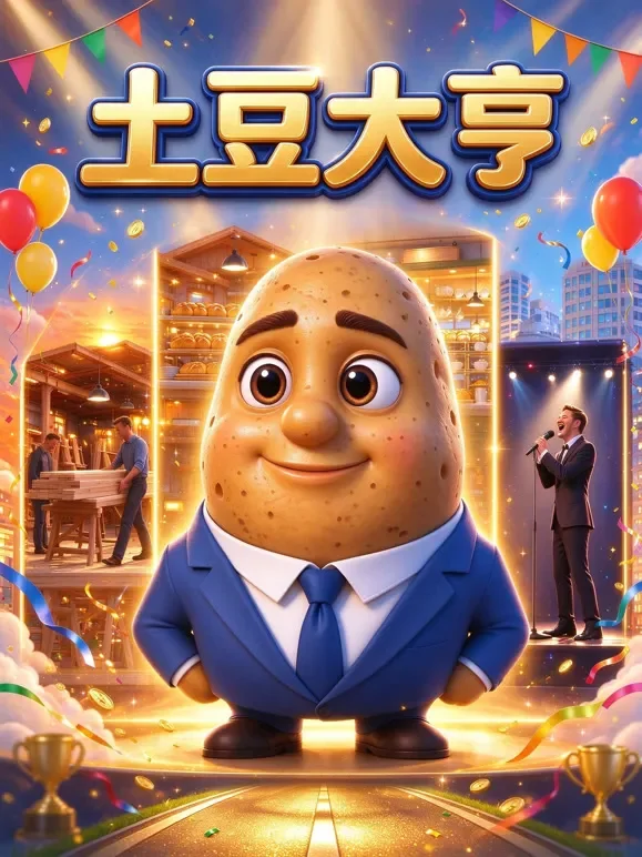 土豆大亨动漫海报