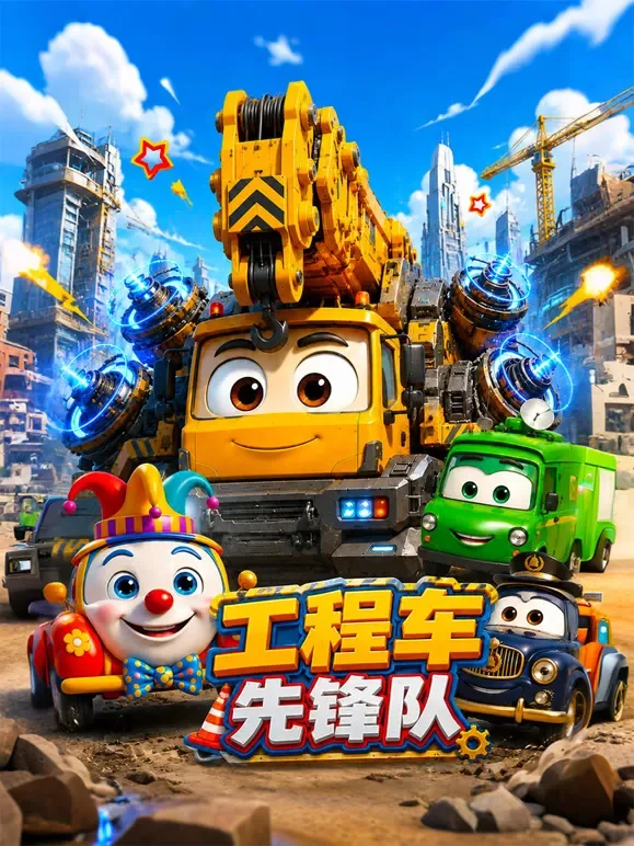 工程车先锋队动漫海报