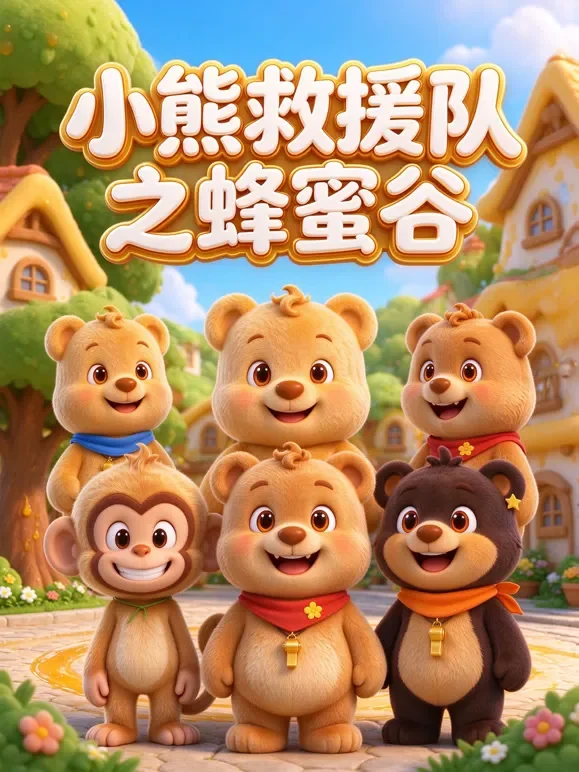 小熊救援队之蜂蜜谷动漫海报