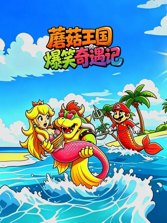 蘑菇王国爆笑奇遇动漫海报