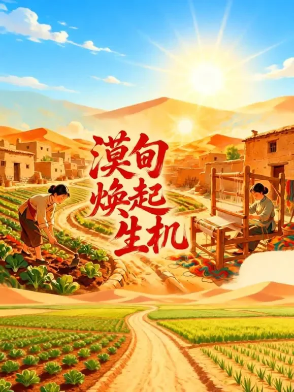 漠甸焕起生机动漫海报