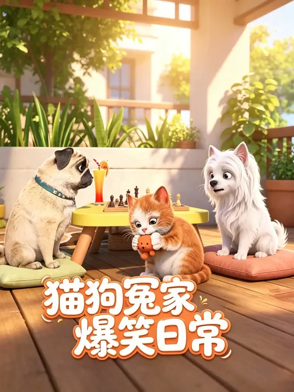 猫狗冤家爆笑日常动漫海报