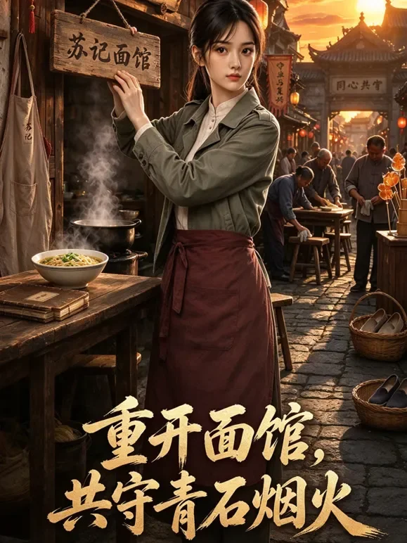 重开面馆，共守青石烟火动漫海报