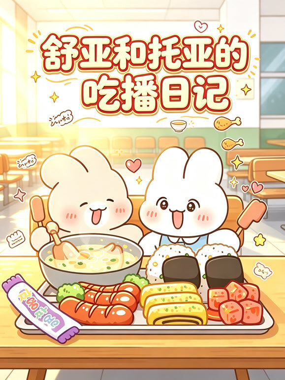 舒亚和托亚的吃播日记