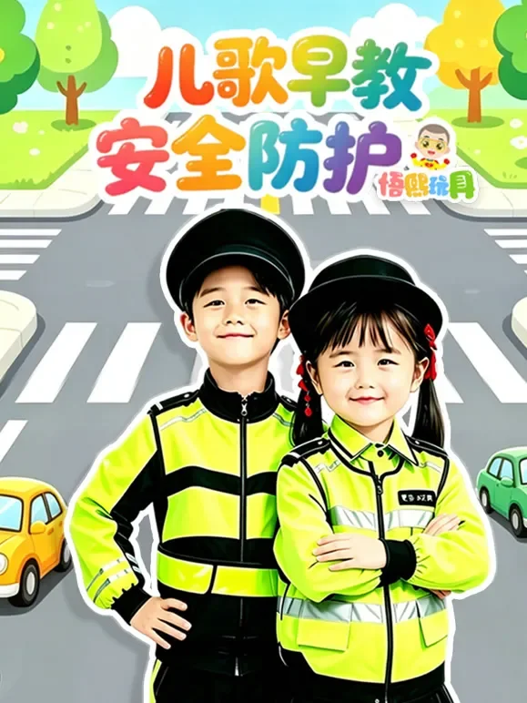 儿歌早教安全防护悟熙玩具动漫海报