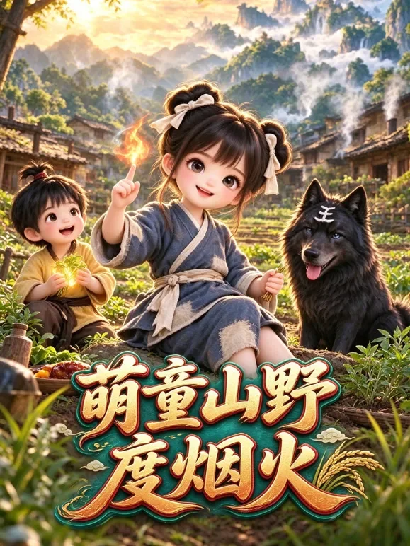萌童山野度烟火动漫海报