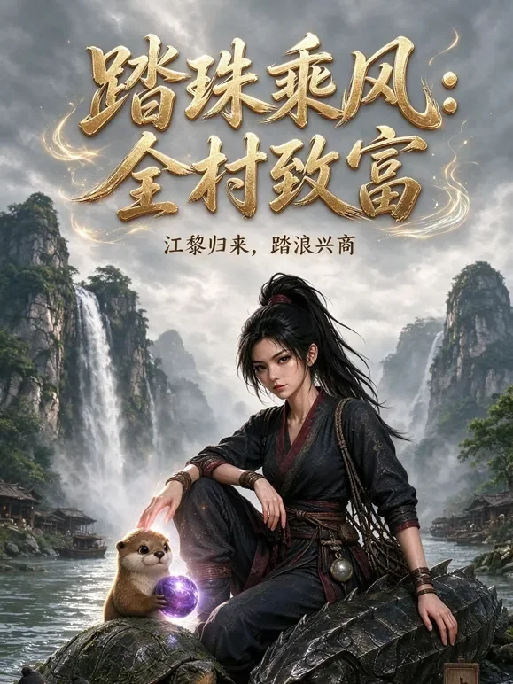 踏珠乘风：全村致富动漫海报