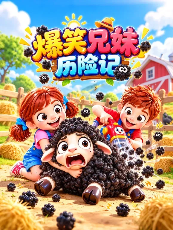 爆笑兄妹历险记动漫海报