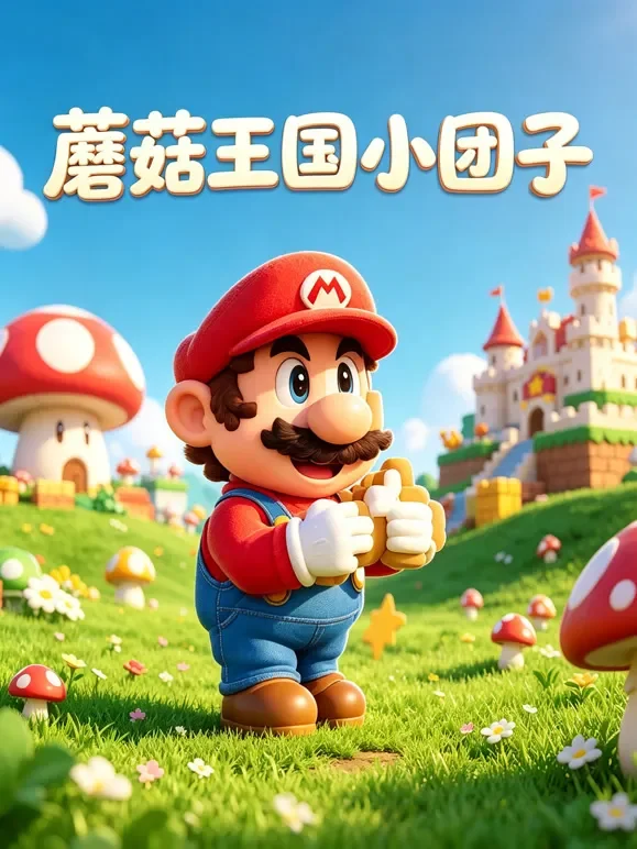 蘑菇王国小团子动漫海报