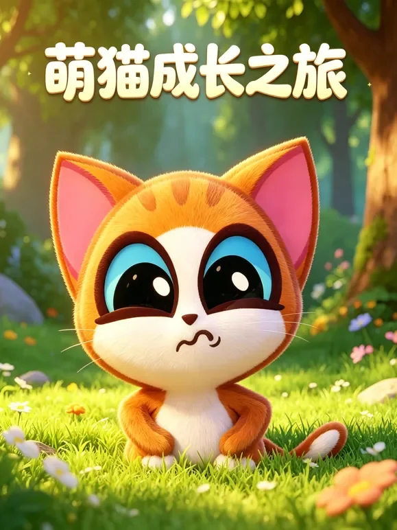 萌猫成长之旅动漫海报