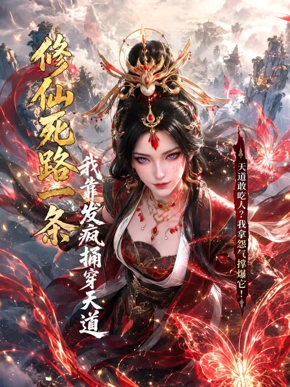 修仙死路一条，我靠发疯捅穿天道动漫海报