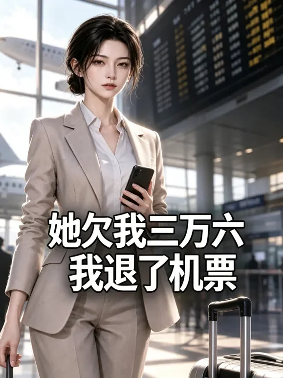 她欠我三万六我退了机票动漫海报
