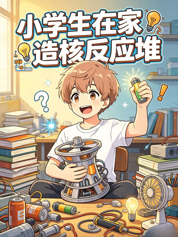 小学生在家造核反应堆