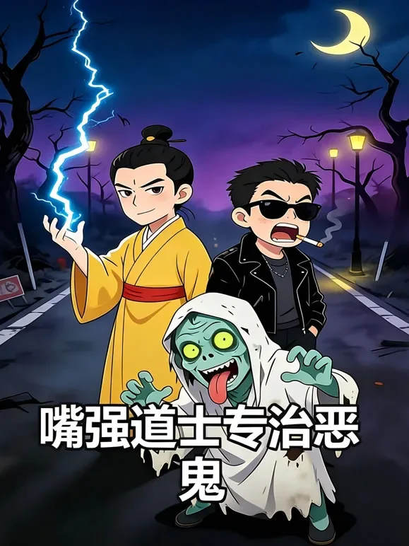 嘴强道士专治恶鬼动漫海报