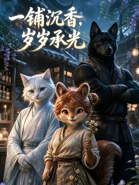 一铺沉香，岁岁承光动漫海报