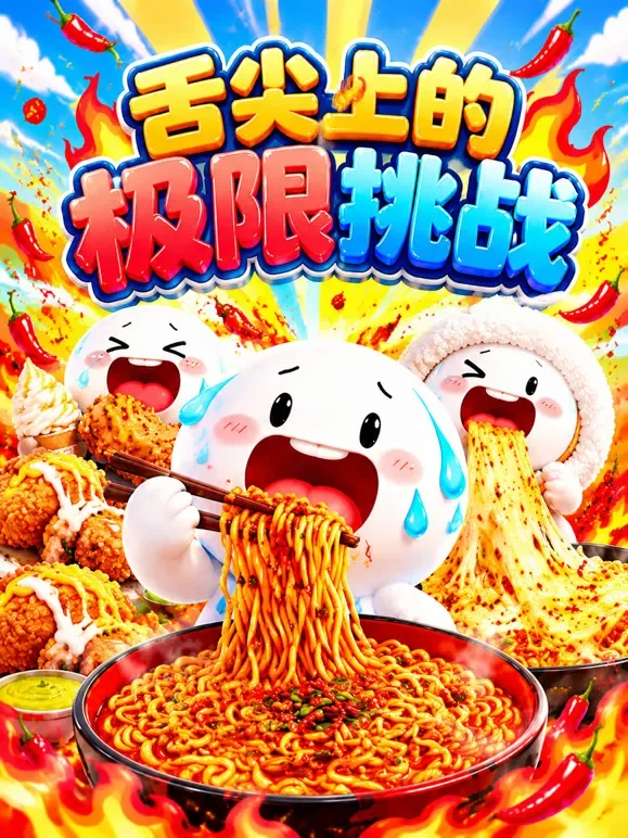 舌尖上的极限挑战动漫海报