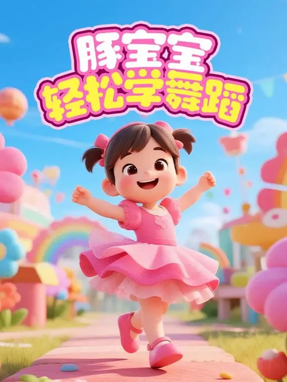 豚宝宝轻松学舞蹈动漫海报