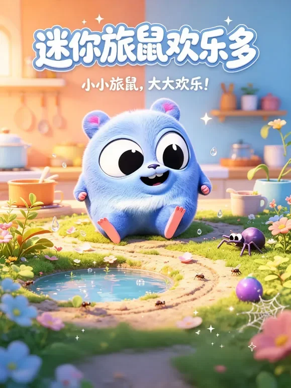 迷你旅鼠欢乐多动漫海报