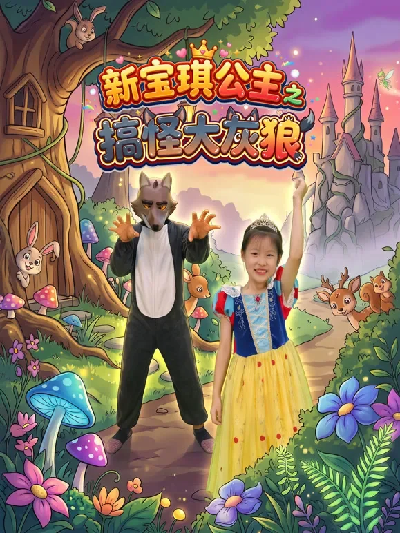 新宝琪公主之搞怪大灰狼动漫海报