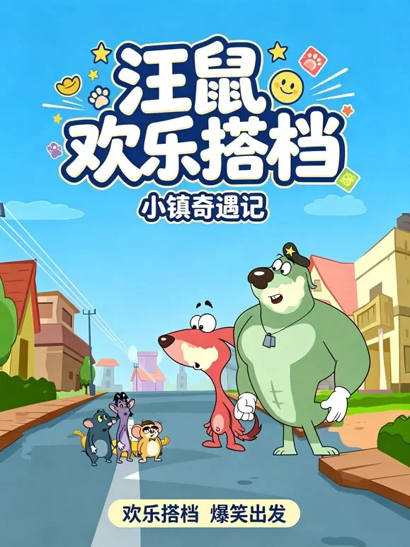 汪鼠欢乐搭档动漫海报