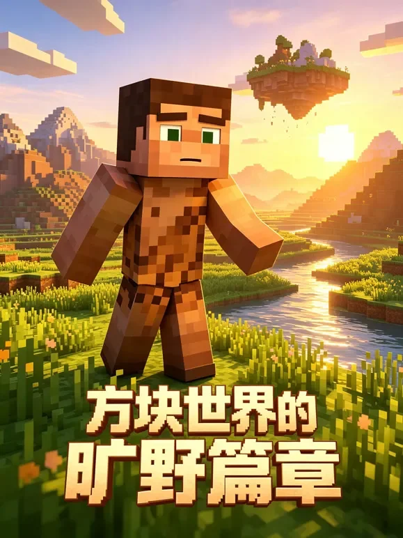 方块世界的旷野篇章动漫海报