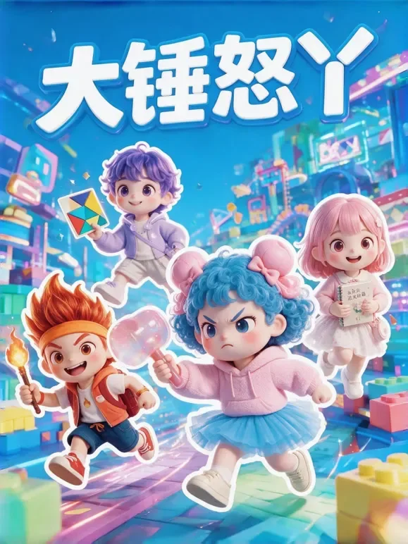 大锤怒丫动漫海报