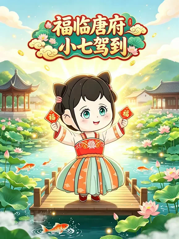 福临唐府，小七驾到动漫海报