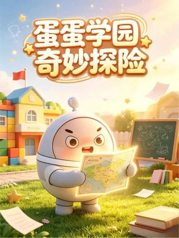 蛋蛋学园奇妙探险动漫海报