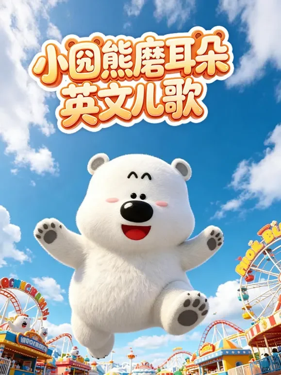 小囧熊磨耳朵英文儿歌动漫海报