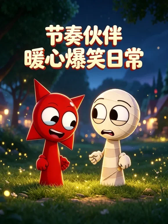 节奏伙伴暖心爆笑日常动漫海报