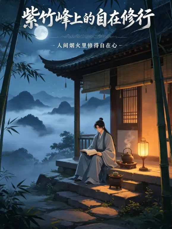 紫竹峰上的自在修行动漫海报